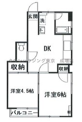 シャトー奥村の物件間取画像